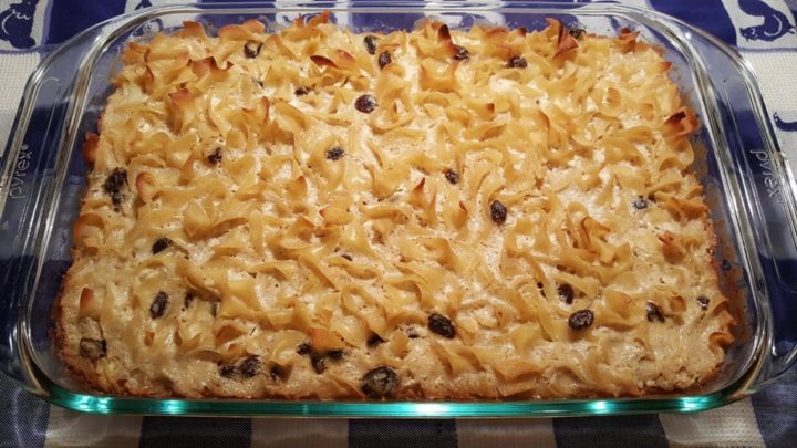 Grandma Rose's Jewish Noodle Kugel (Luchen Kugel) - This Old Gal