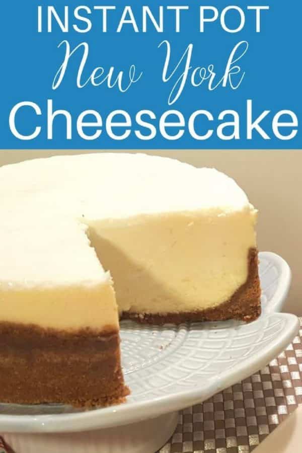Pressure Cooker Lindy's New York Cheesecake