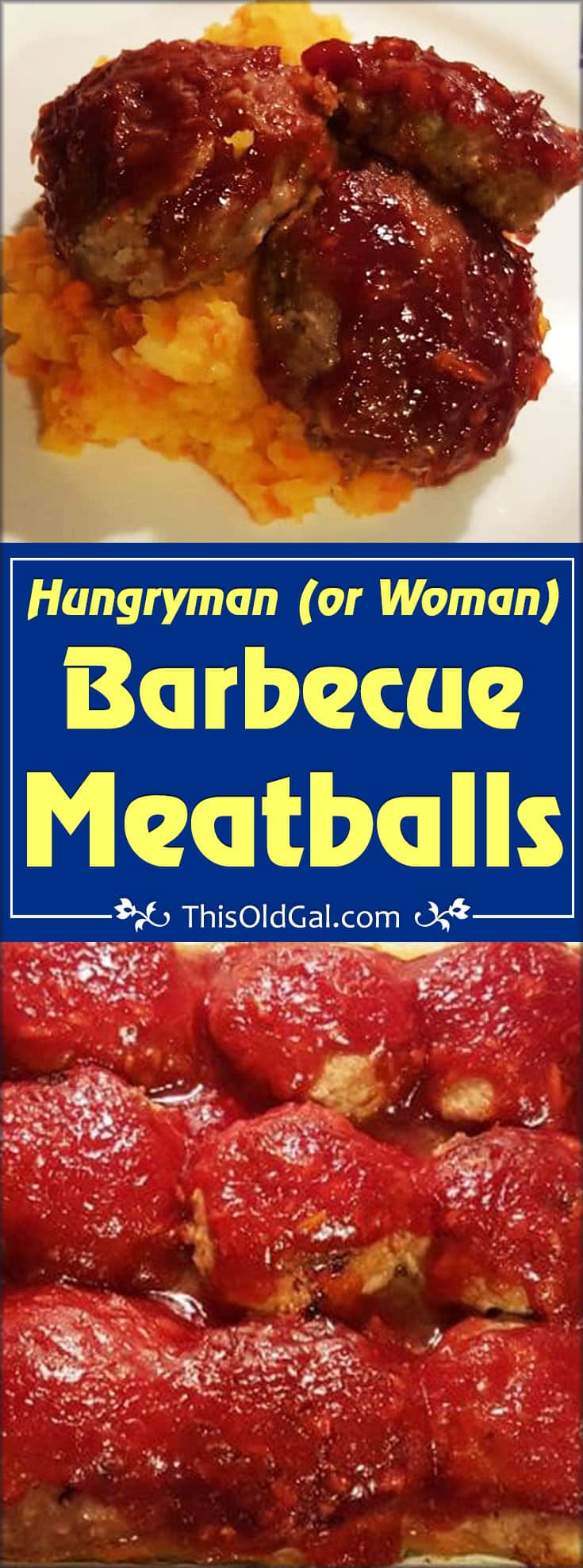Hungryman (or Woman) Barbecue Meatballs