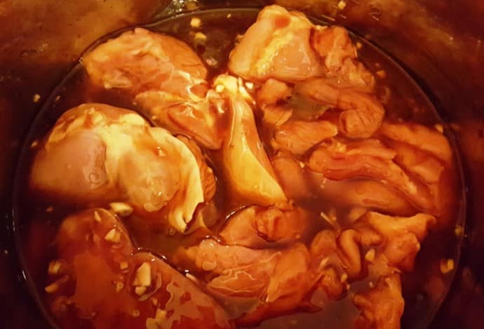 Add Coated Chicken To SauceAdd Coated Chicken To Sauce