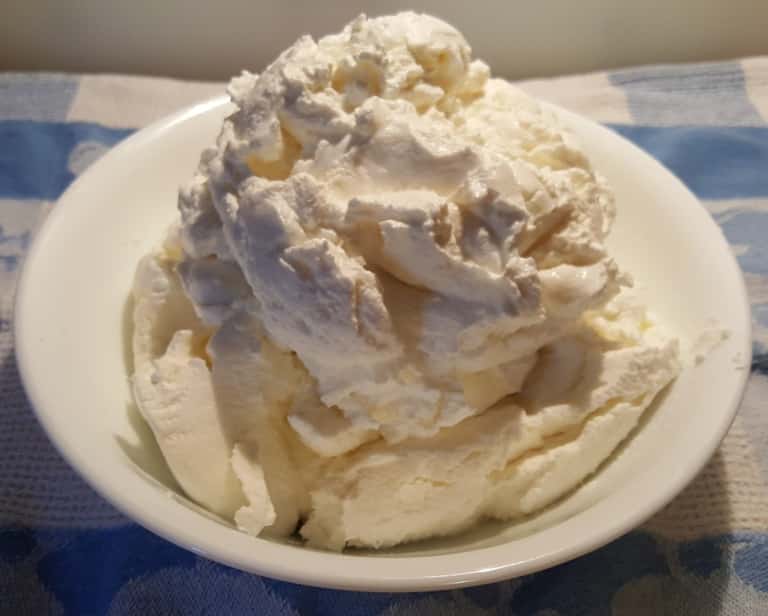Greek yogurt in a white bowl