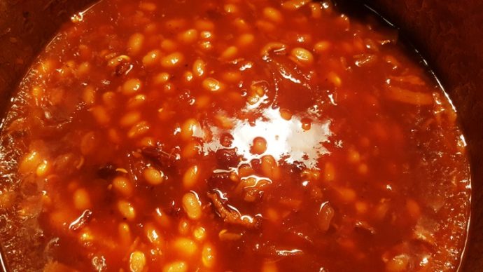 Instant Pot Pressure Cooker Holiday Baked Beans