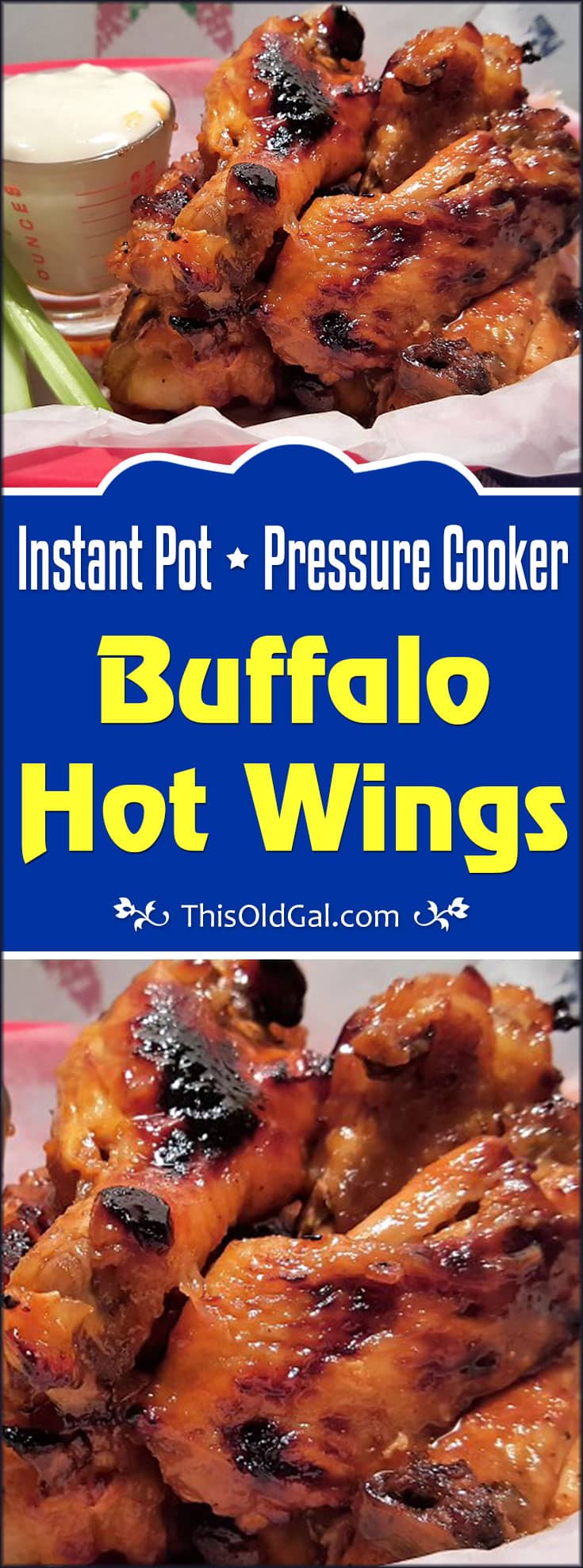 Pressure Cooker Buffalo Hot Wings