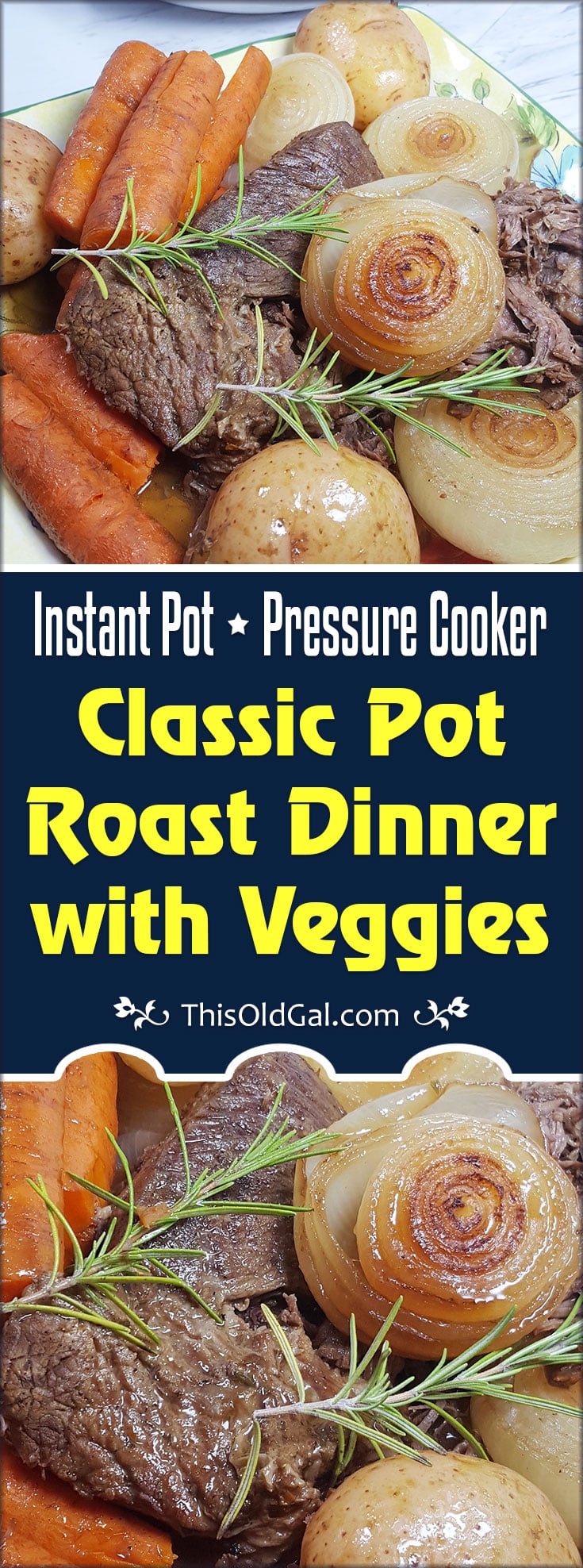 Pressure Cooker Classic Pot Roast Dinner {Umami Boost!}