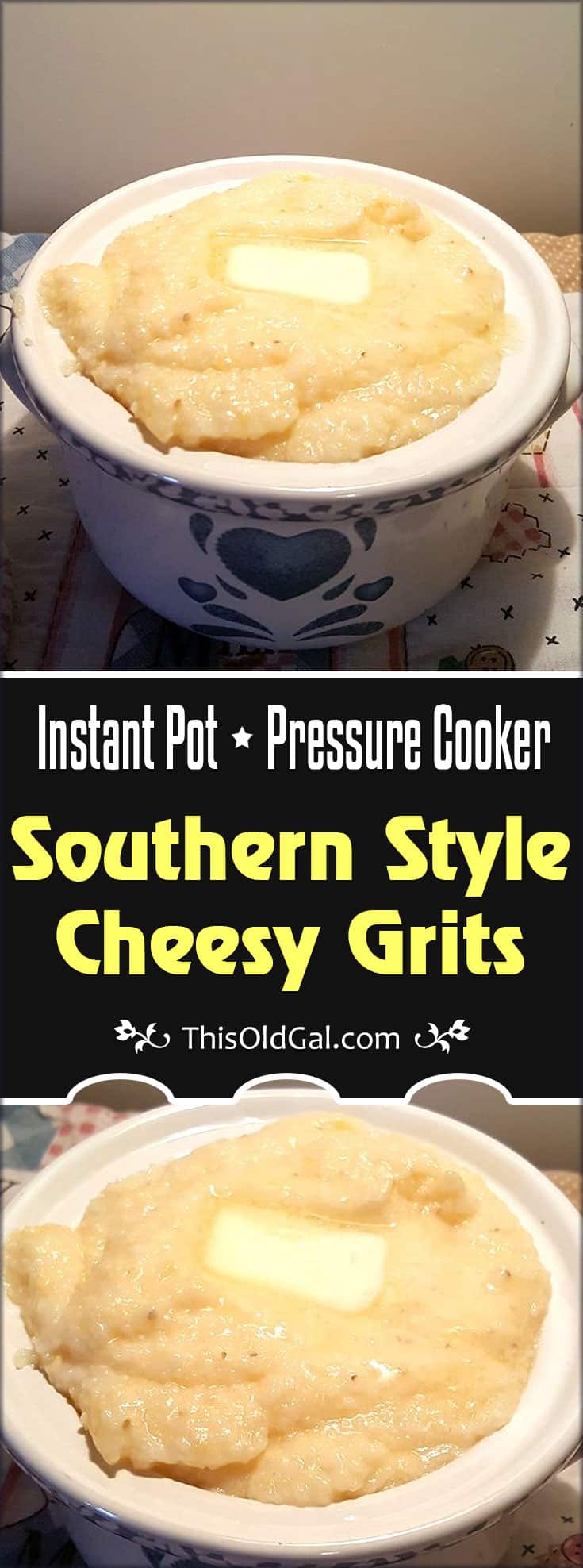 Pressure Cooker Southern Style Cheesy Grits
