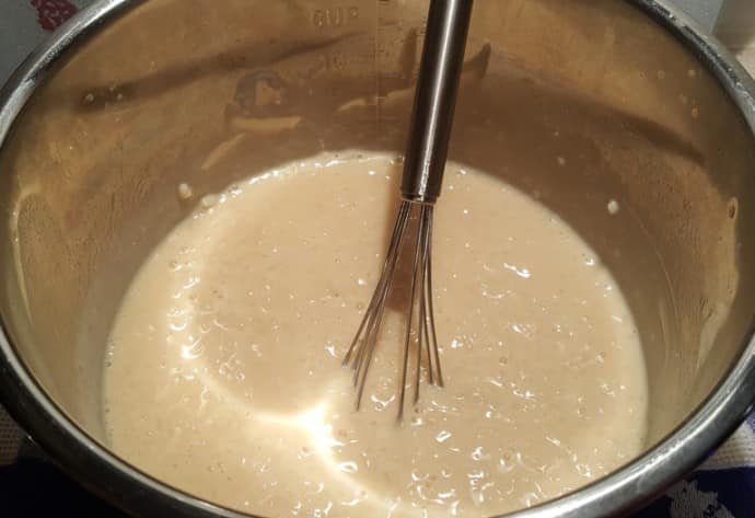 Continue whisking for another minute