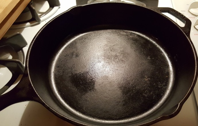 Heat up Cast Iron Pan