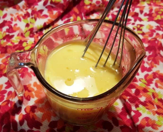 Whisk Eggs with Cream
