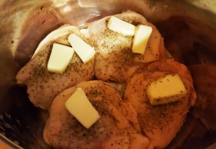 Chicken with Herb Seasoning and Butter