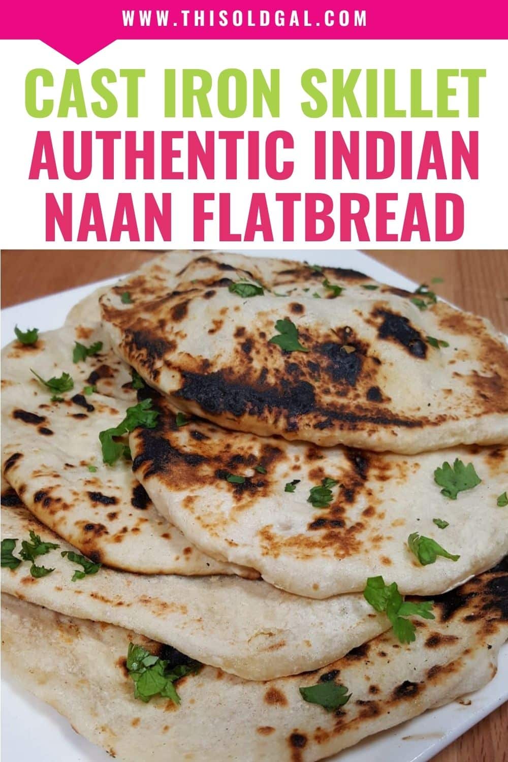 Authentic Homemade Indian Naan Flatbread