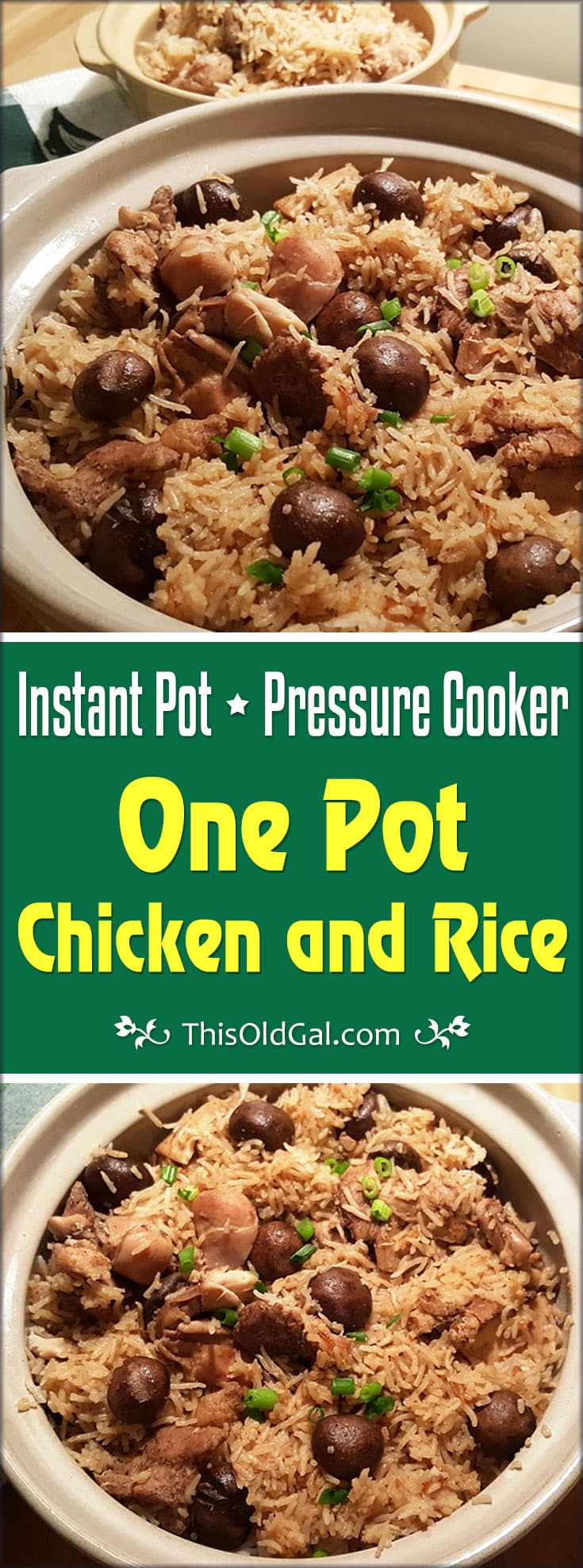 Pressure Cooker One Pot Chicken and Rice
