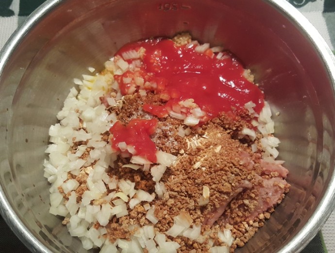 Add Drained Diced Tomatoes which were Pulverized
