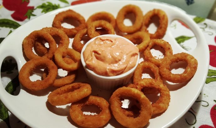 Air Fryer Frozen Onion Rings 