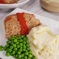 Instant Pot Turkey Meatloaf and Mashed Potatoes