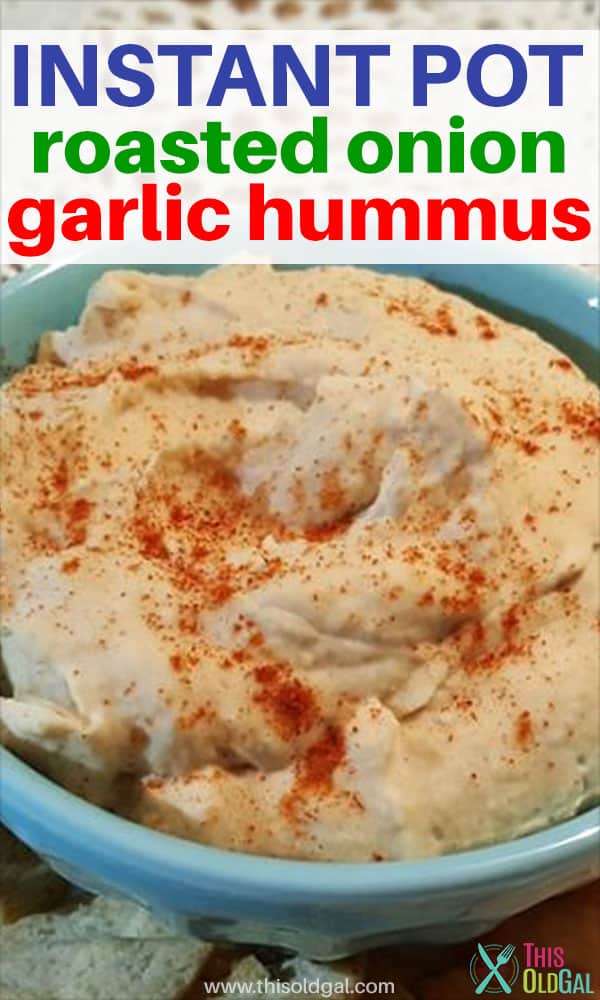 Roasted Onion Garlic Hummus