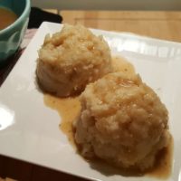 Pressure Cooker Mashed Potatoes with Glistening Sauce