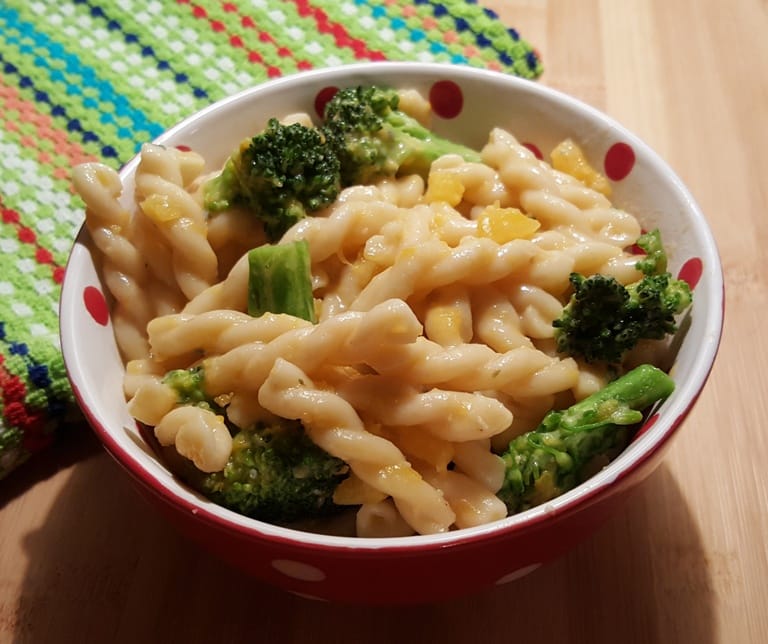 Pressure Cooker Pasta with Blue Cheese, Broccoli and Butternut Squash