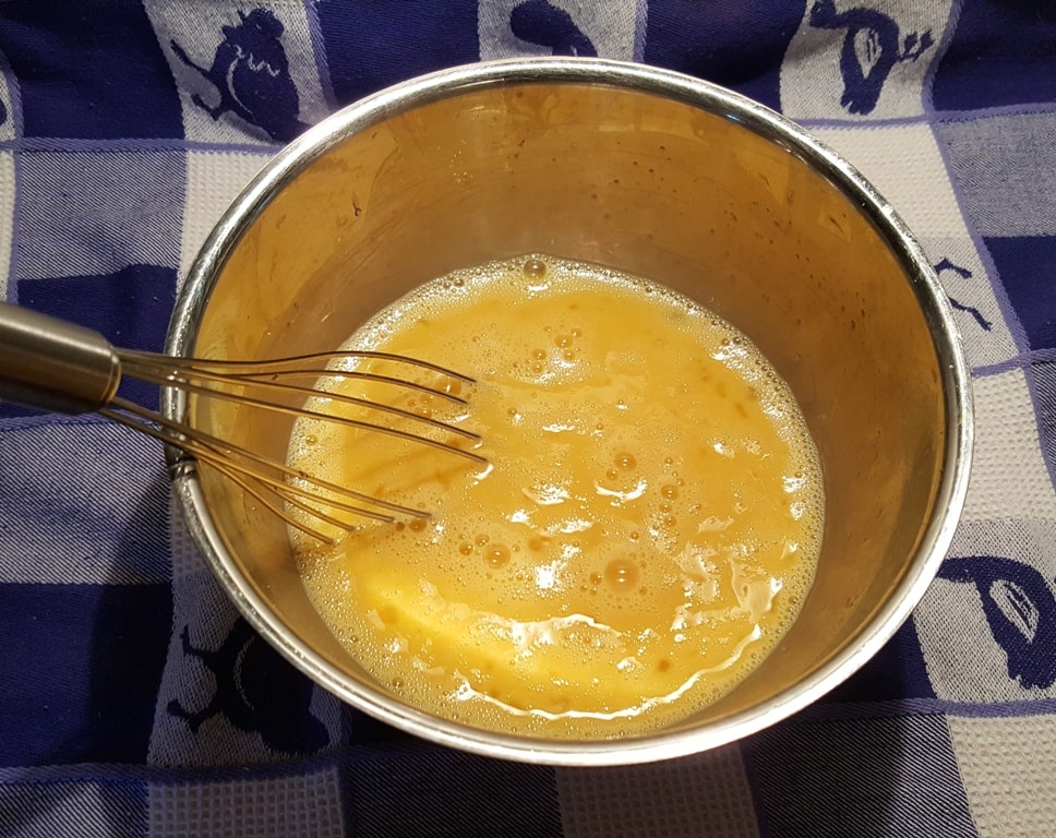 Beating Eggs in a Mixing Bowl