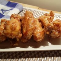 Air Fryer Crispy Honey Garlic Chicken Wings