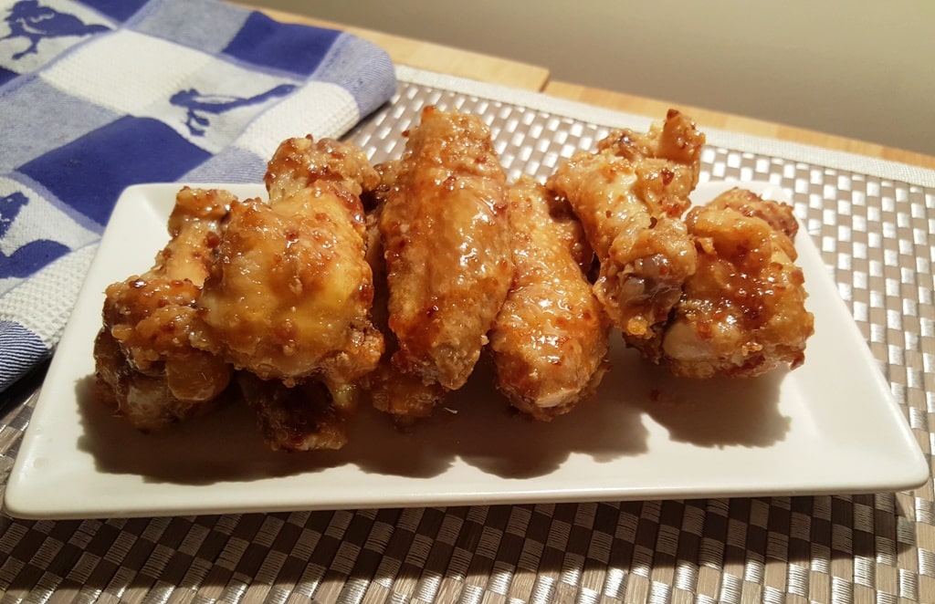 Air Fryer Crispy Honey Garlic Chicken Wings