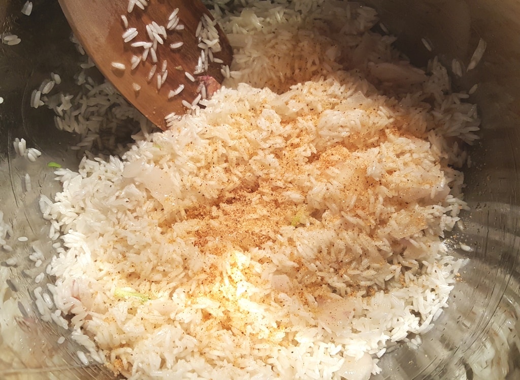 Pressure Cooker Seasoned Vegetable Ghee Rice This Old Gal