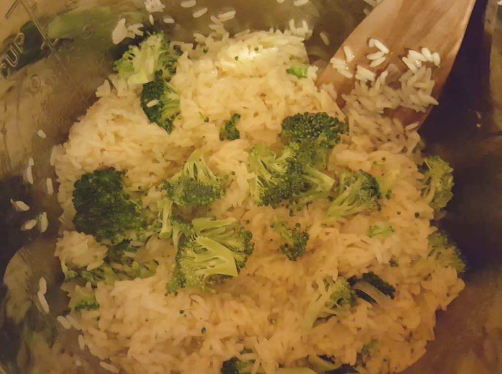 Chopped Broccoli is First