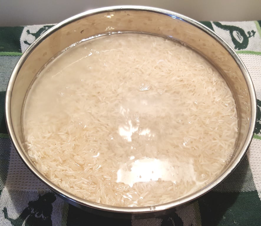 Add Rice and Water to Rice Pan