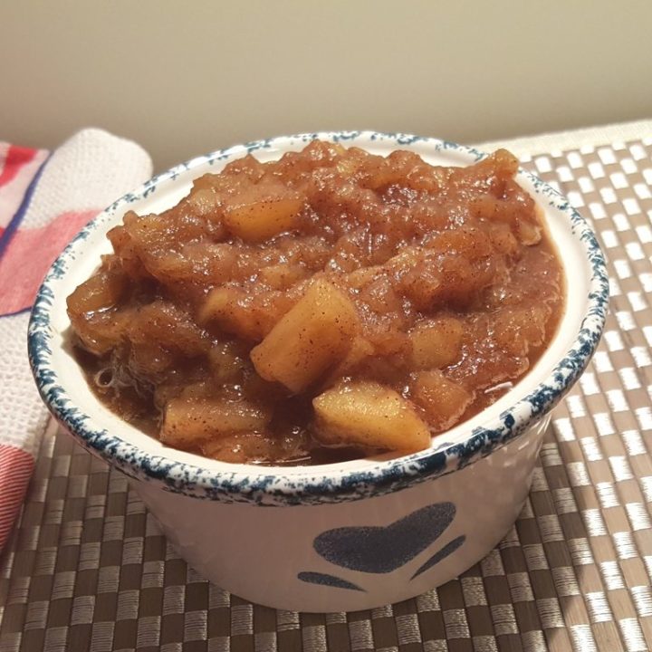 Pressure Cooker Dannon Dutch Apple Yogurt Compote {Instant Pot} This Old Gal