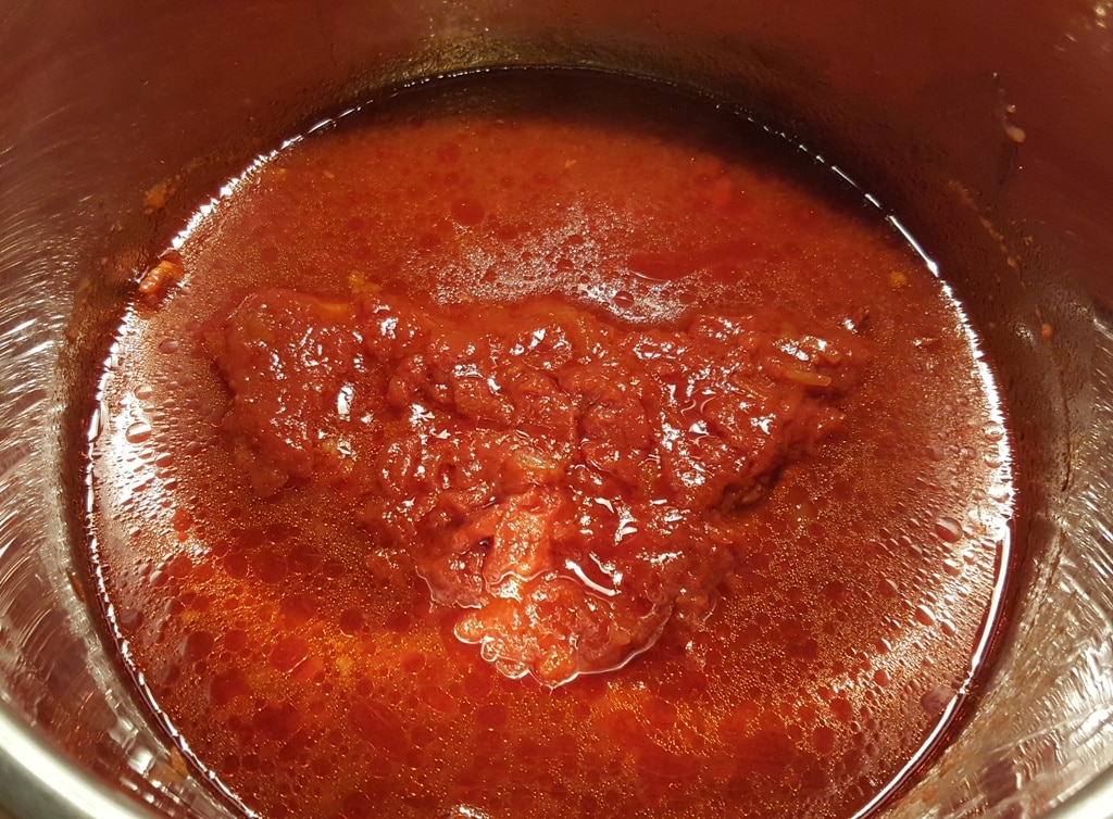Simmer the Sauce to Thicken
