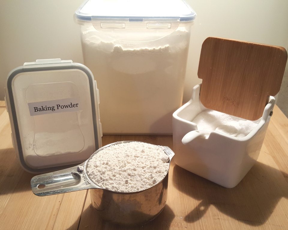 Cast of Ingredients to How to Make Self Rising Flour