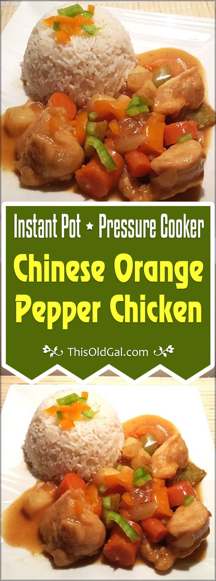 Instant Pot Pressure Cooker Chinese Orange Pepper Chicken