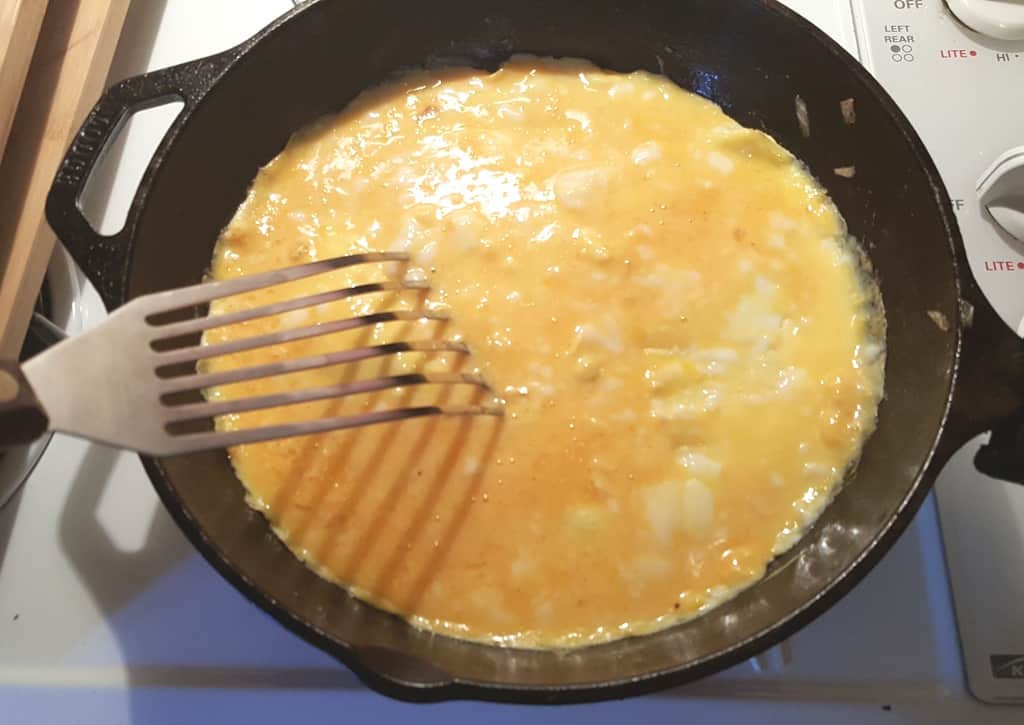 Poke the Cooked Areas in the Egg