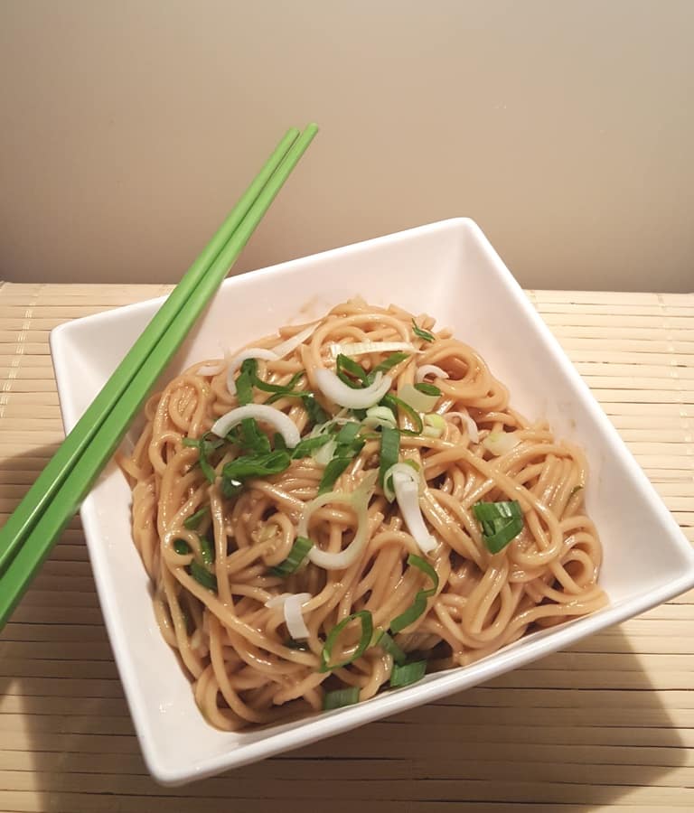 Pressure Cooker Simple Sesame Noodles