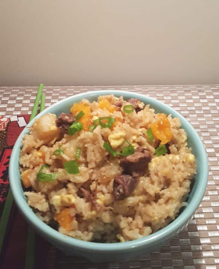Japanese Vegetable Beef Curry Fried Rice
