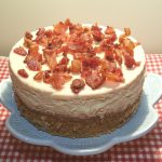 Pressure Cooker Maple Bacon Cheesecake with Candied Bacon