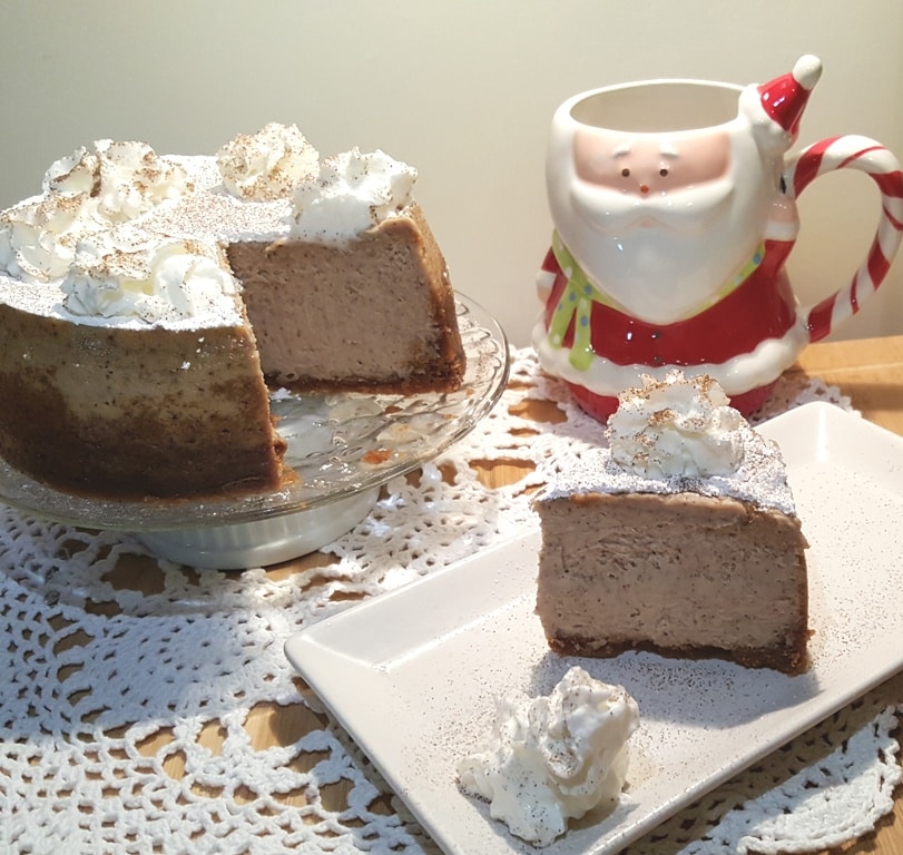 Pressure Cooker Holiday Spice Peppernuts Cheesecake and Coffee