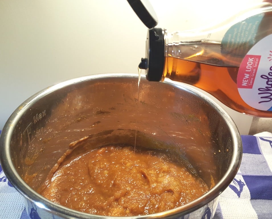 Add Agave to the Pumpkin Apple Butter