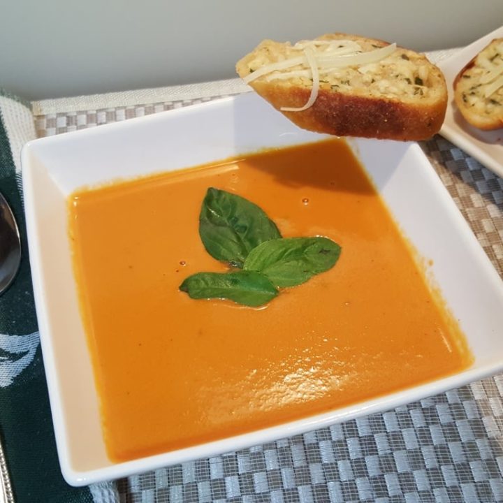 Pressure Cooker Nordstrom Tomato Basil Soup {Tomato Bisque} This Old Gal