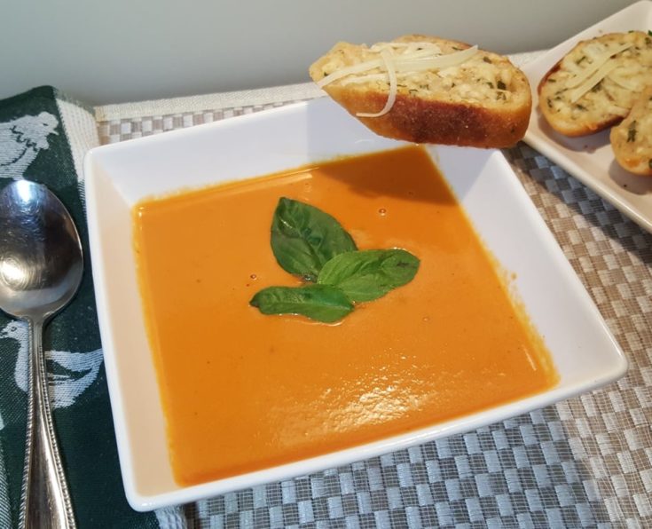 Pressure Cooker Nordstrom Tomato Basil Soup {Tomato Bisque} This Old Gal