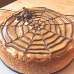 Spider Web Halloween Cheesecake