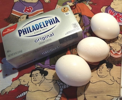 Remove Cream Cheese and Eggs from Refrigerator