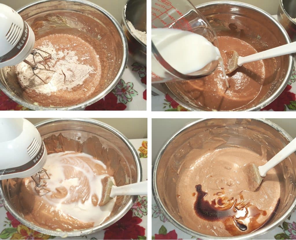 Alternate Adding Flour Mix and Milk