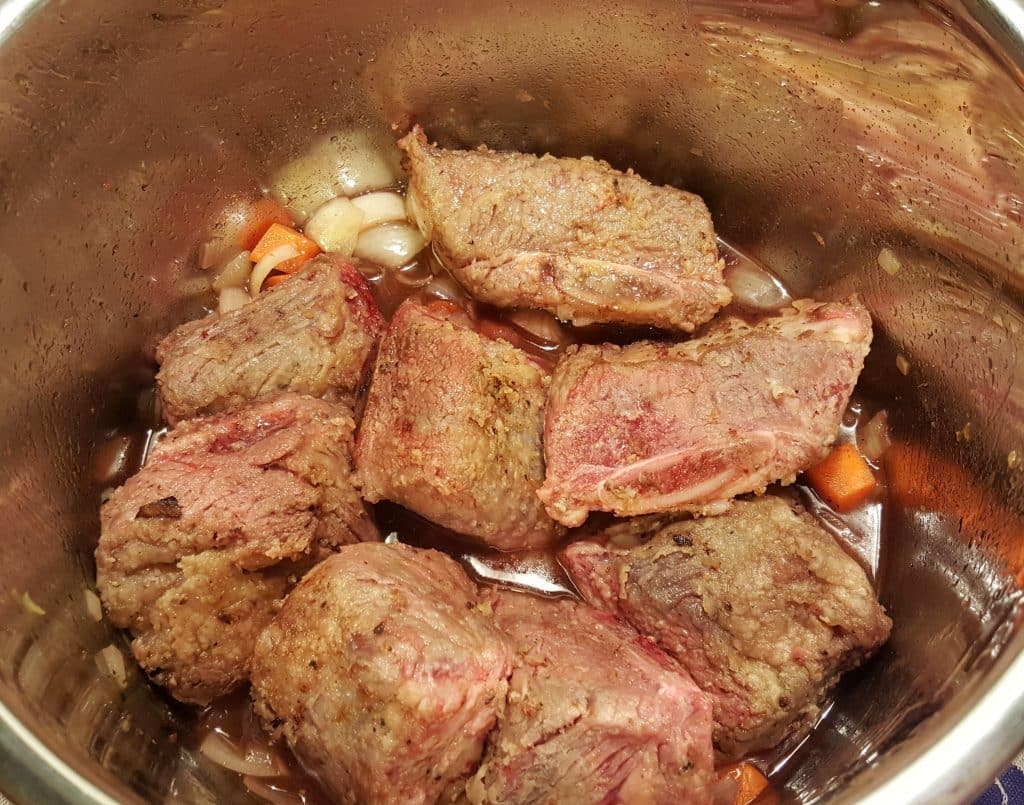 Add the Short Ribs to the Cooking Pot