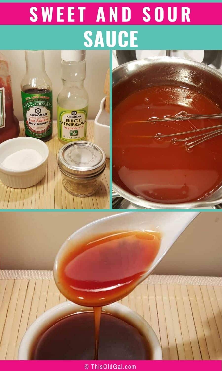 Sweet 'N Sour Sauce Recipe {Dipping & Baking} This Old Gal