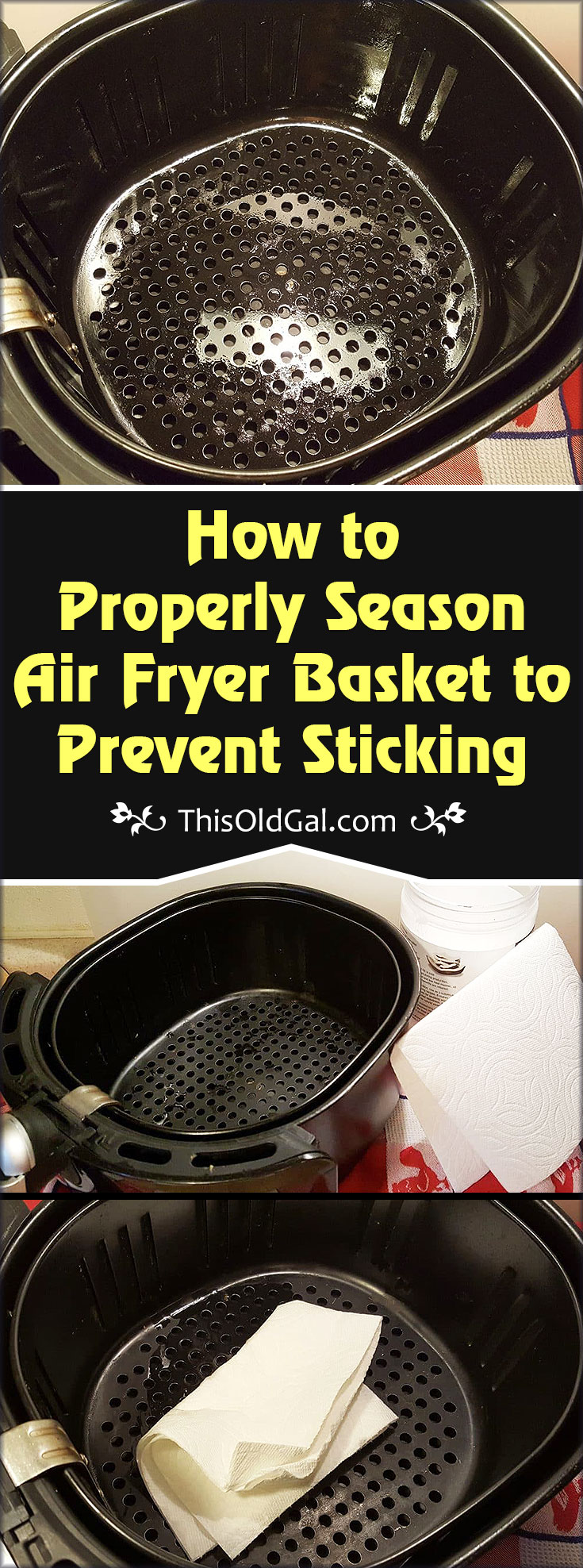How to Properly Season Air Fryer Basket to Prevent Sticking