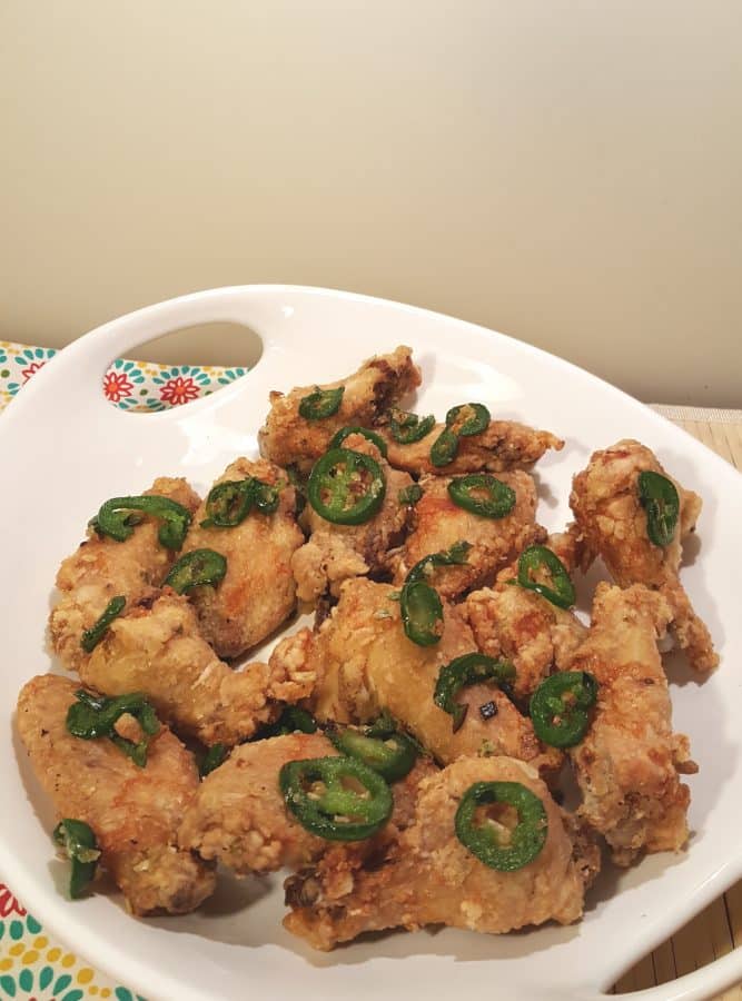 Air Fryer Chinese Salt & Pepper Chicken Wings This Old Gal