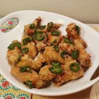 Air Fryer Chinese Salt & Pepper Chicken Wings