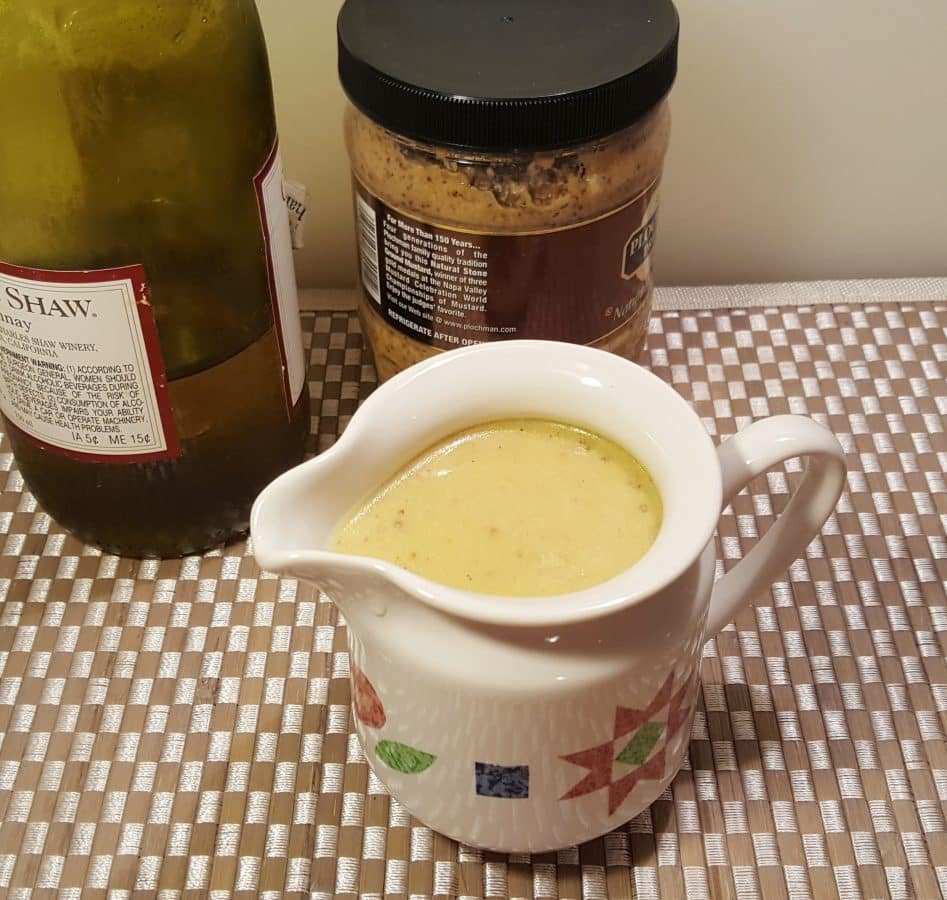 Homemade White Wine Brandy Mustard Sauce This Old Gal