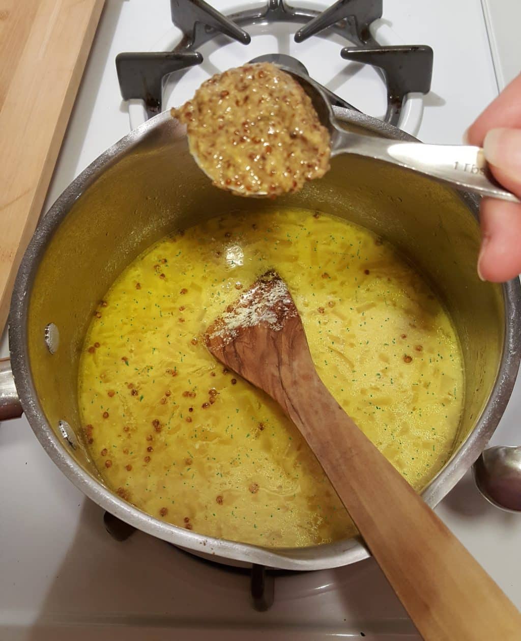Homemade White Wine Brandy Mustard Sauce This Old Gal