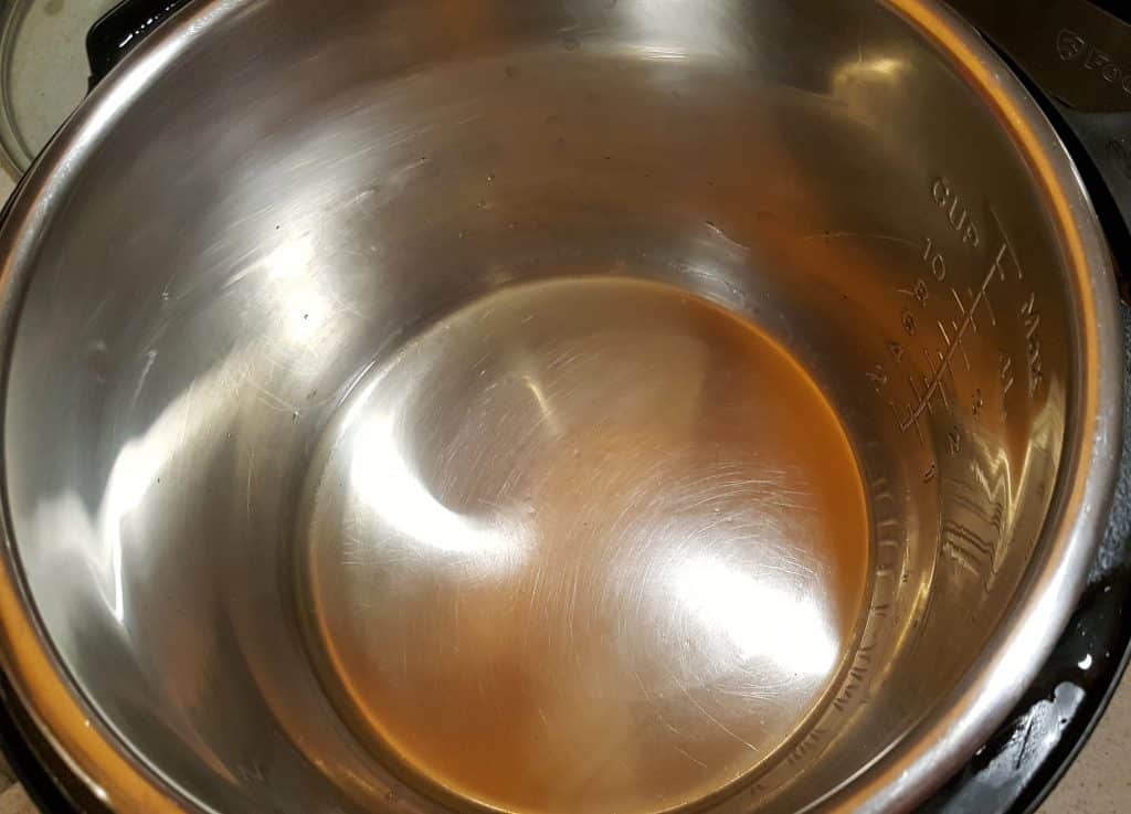 Heat Pot Fully and add Peanut Oil